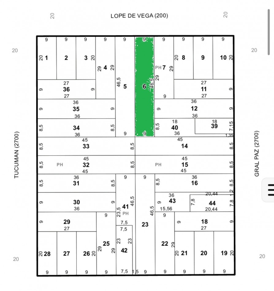 TERRENO EN ALTA CORDOBA